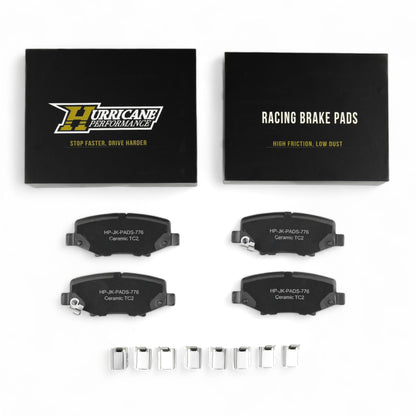 Hurricane Performance Rear Brake Pads For Jeep Wrangler JK