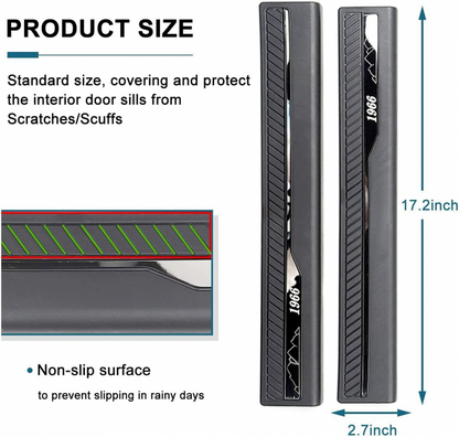Door Sill Guards Protector Kit for 2021 - 23 Ford Bronco 2 DOOR