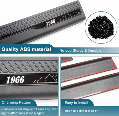 Door Sill Guards Protector Kit for 2021 - 23 Ford Bronco 2 DOOR
