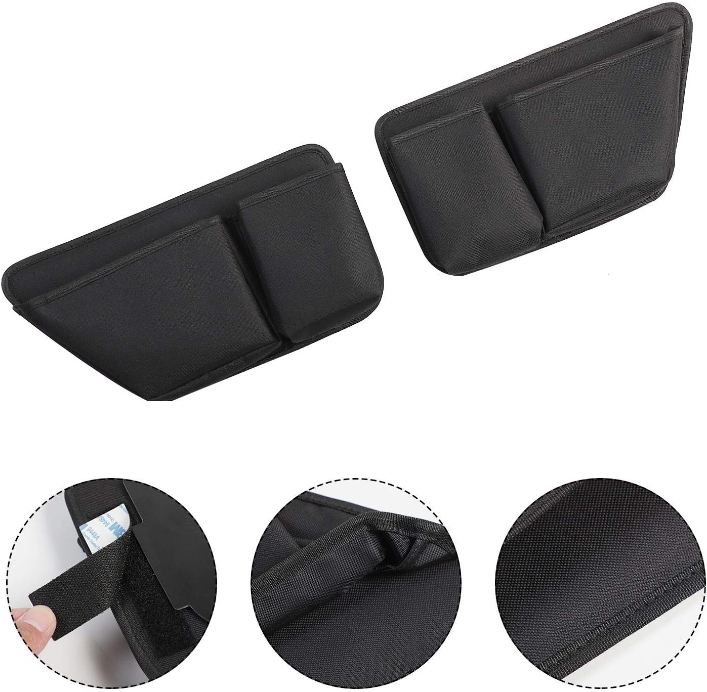 Front Door Storage Pockets for Jeep Wrangler Accessories JK