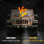 Hurricane  4" LED WindTunnel Fog Lights for Jeep JL JK JT