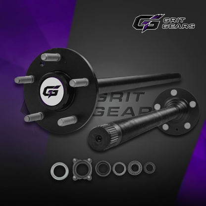 GRIT GEARS 4340 Chromoly Rear Axle Kit for Jeep Wrangler JL and Gladiator Narrow Track models w/e Locker 32 Spline