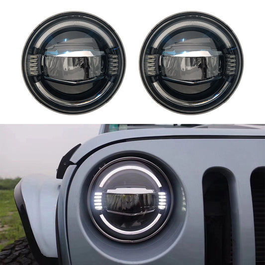 LED headlight for Jeep Wrangler JK/TJ- With indicator