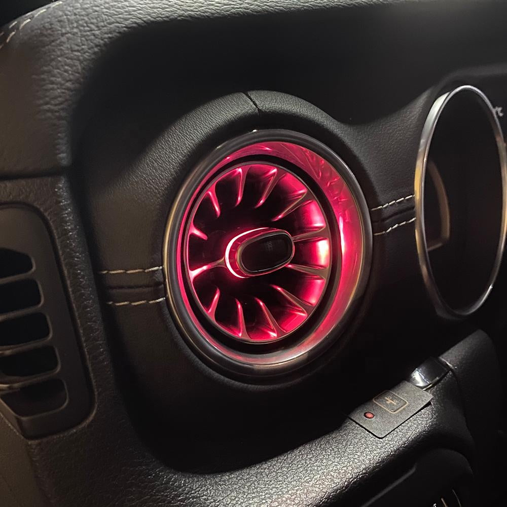 AC Vent with RGB LED Light for Jeep Wrangler