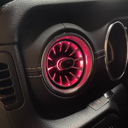 AC Vent with RGB LED Light for Jeep Wrangler