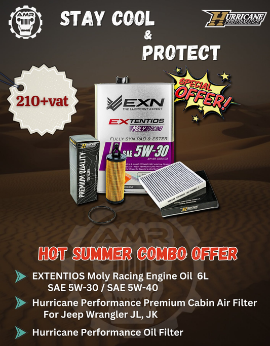 Hot summer combo-5W30 Engine oil& filter for jeep JL& JT