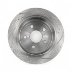 Hurricane Performance Slotted & Drilled Rear Brake Discs For Jeep Wrangler JK