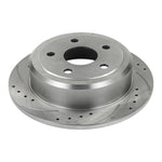 Hurricane Performance Slotted & Drilled Rear Brake Discs For Jeep Wrangler JK