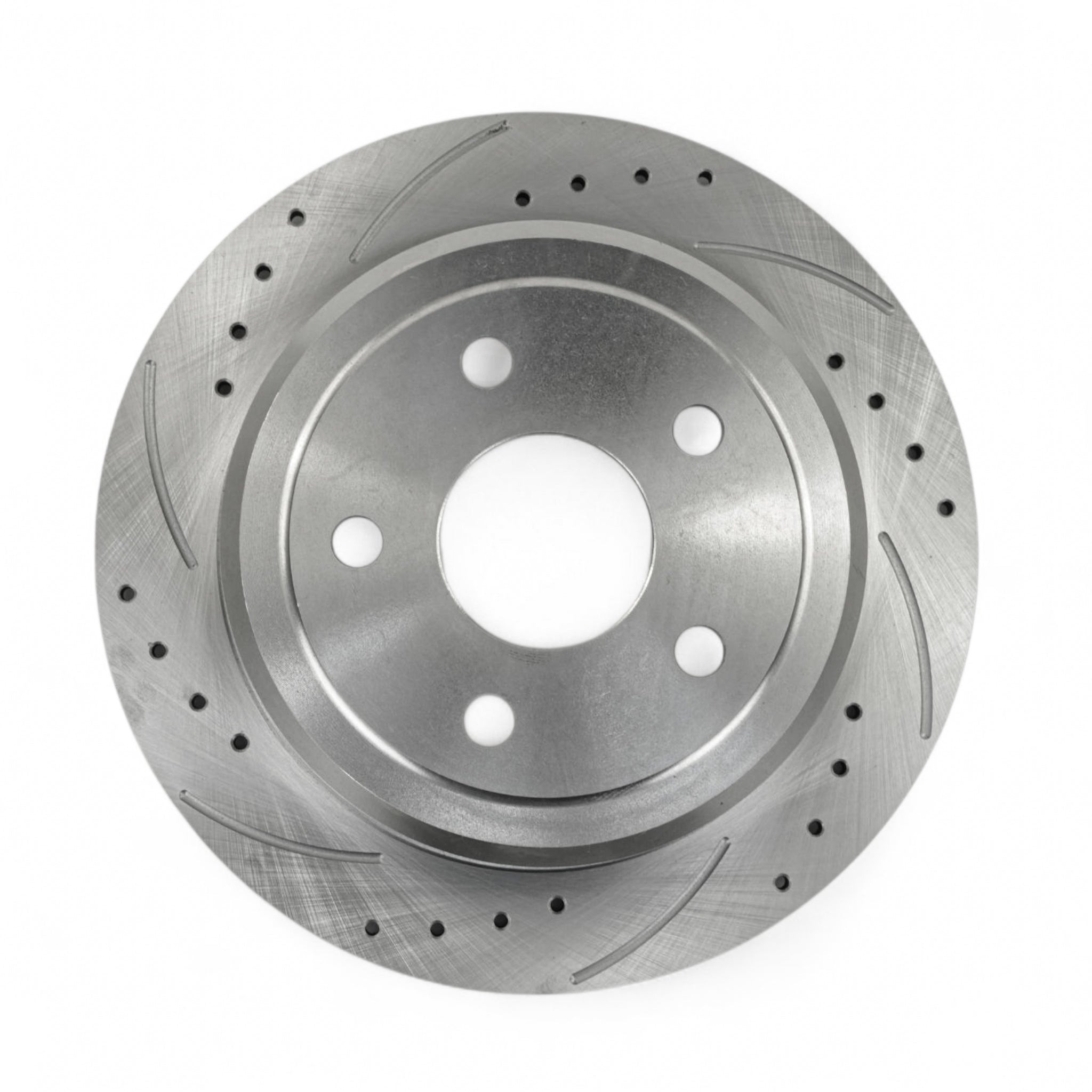 Hurricane Performance Slotted & Drilled Rear Brake Discs For Jeep Wrangler JK