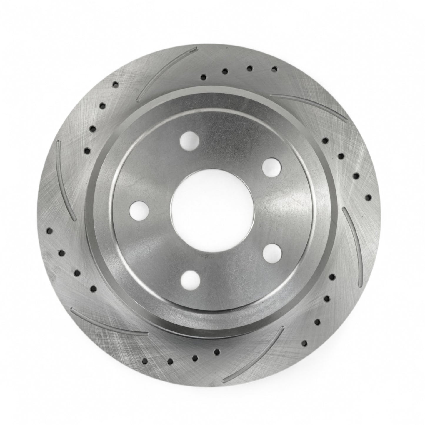 Hurricane Performance Slotted & Drilled Rear Brake Discs For Jeep Wrangler JK