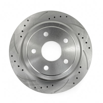 Hurricane Performance Slotted & Drilled Rear Brake Discs For Jeep Wrangler JK