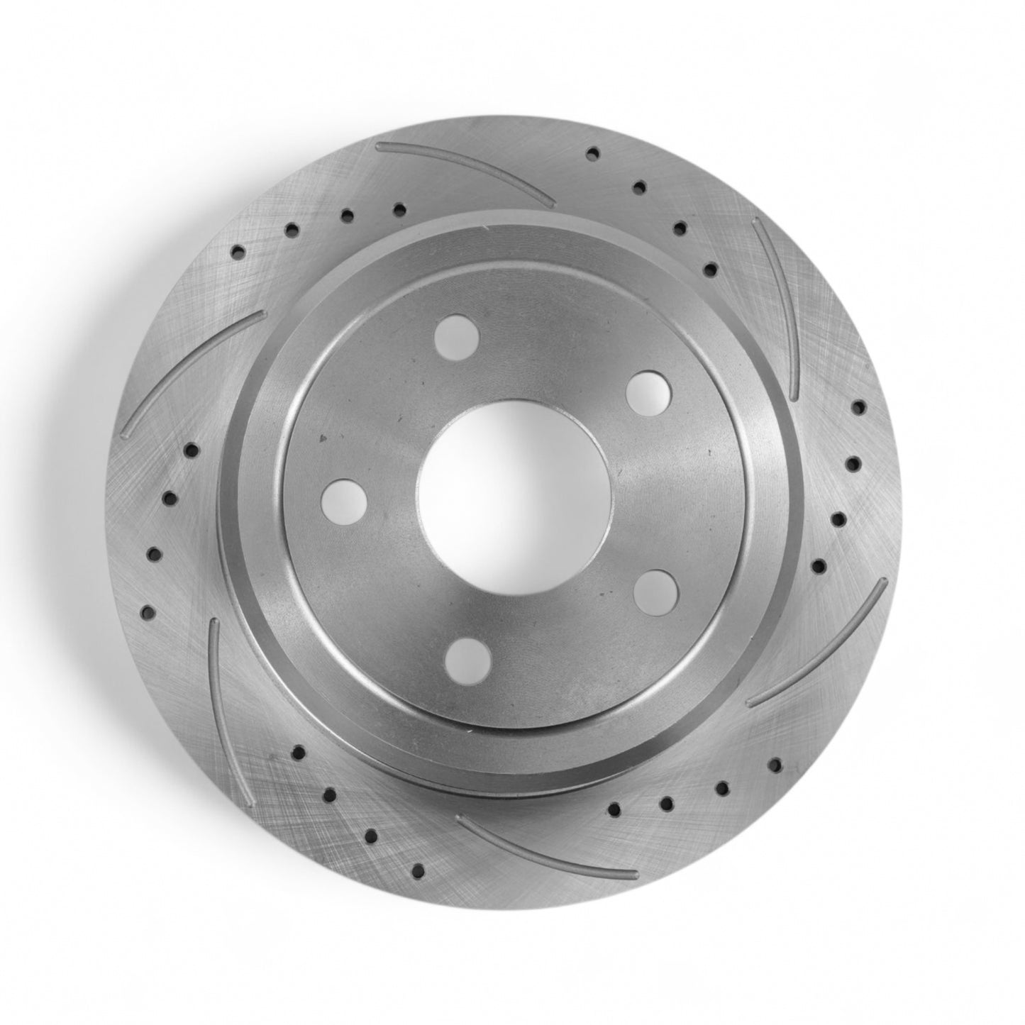 Hurricane Performance Slotted & Drilled Rear Brake Discs For Jeep Wrangler JK