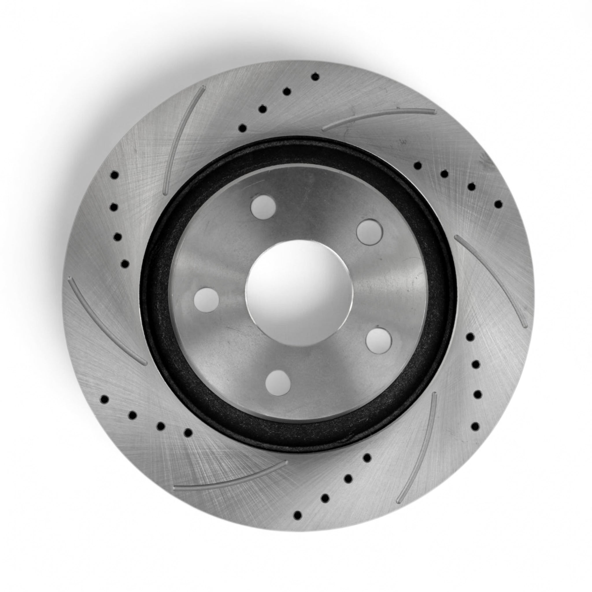 Hurricane Performance Slotted & Drilled Front Brake Discs For Jeep Wrangler JK