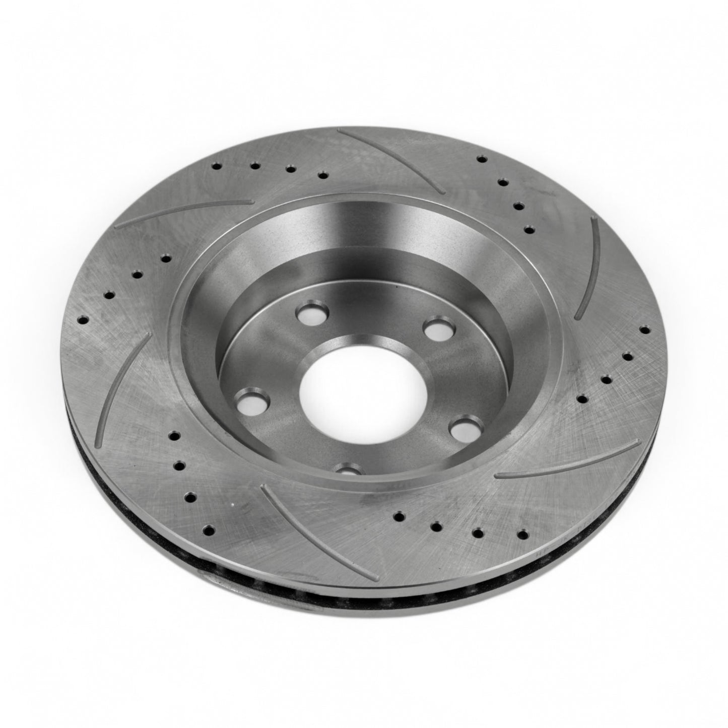 Hurricane Performance Slotted & Drilled Front Brake Discs For Jeep Wrangler JK