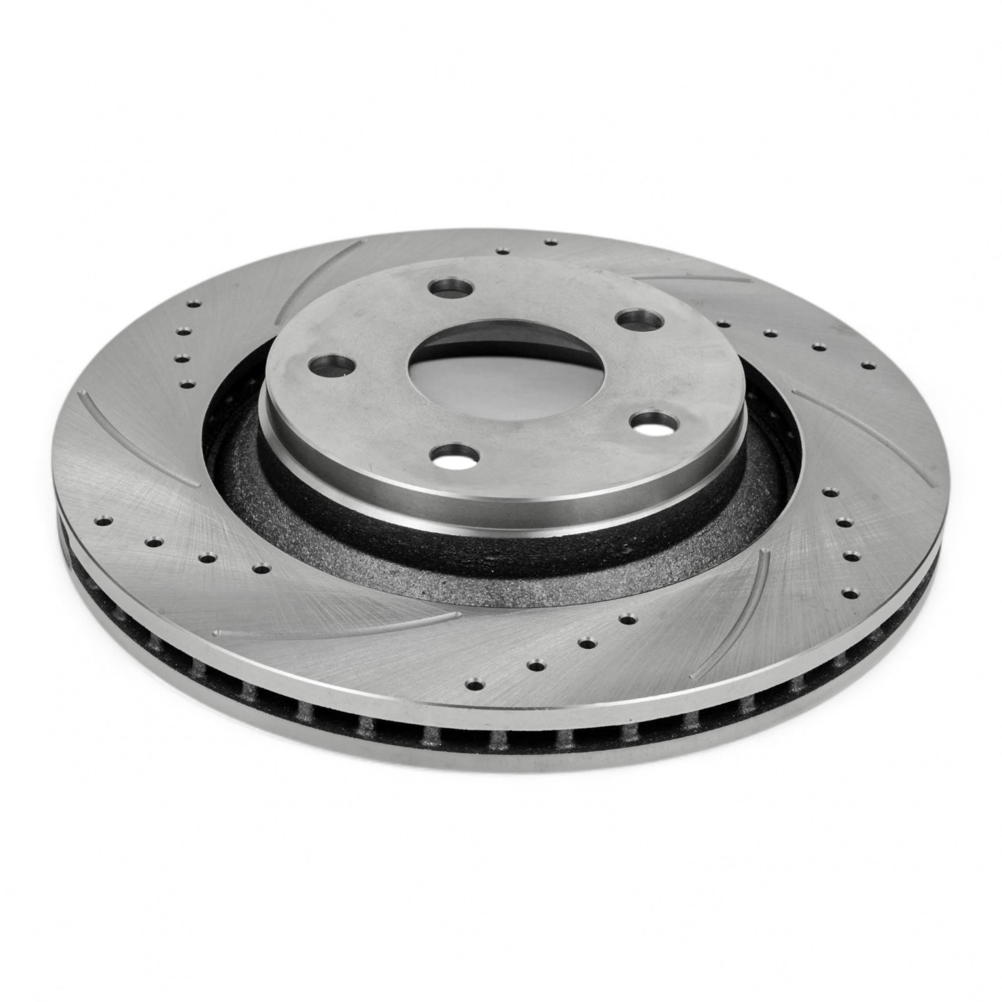 Hurricane Performance Slotted & Drilled Front Brake Discs For Jeep Wrangler JK