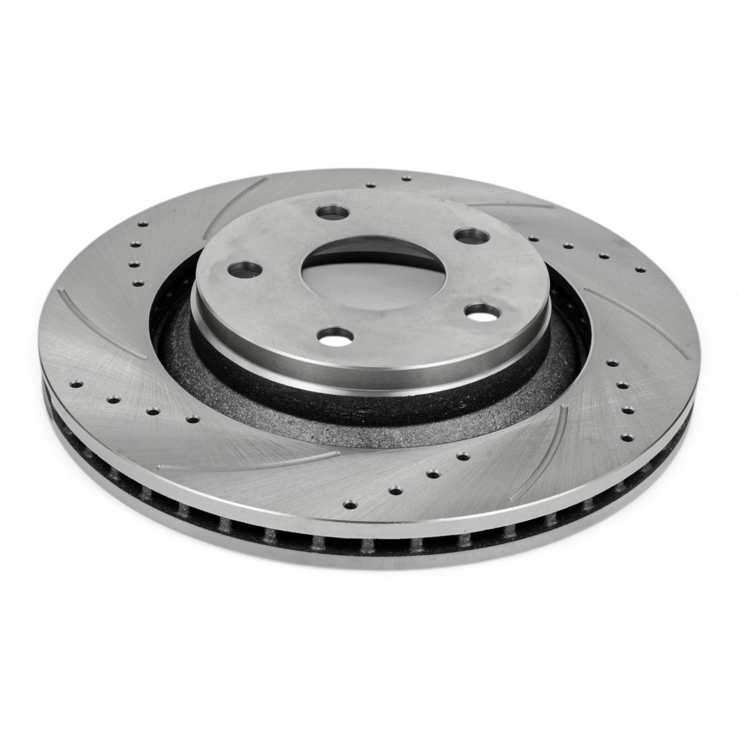 Hurricane Performance Slotted & Drilled Front Brake Discs For Jeep Wrangler JK