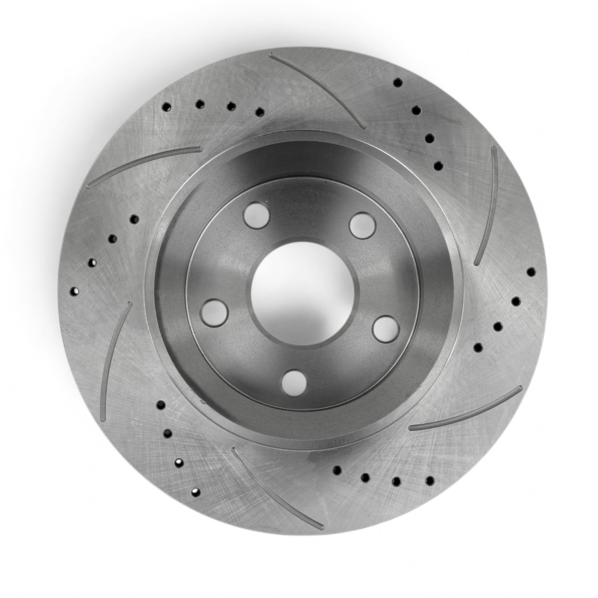 Hurricane Performance Slotted & Drilled Front Brake Discs For Jeep Wrangler JK