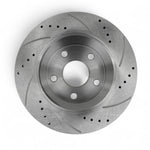 Hurricane Performance Slotted & Drilled Front Brake Discs For Jeep Wrangler JK