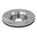 Hurricane Performance Slotted & Drilled Front Brake Discs For Jeep Wrangler JK