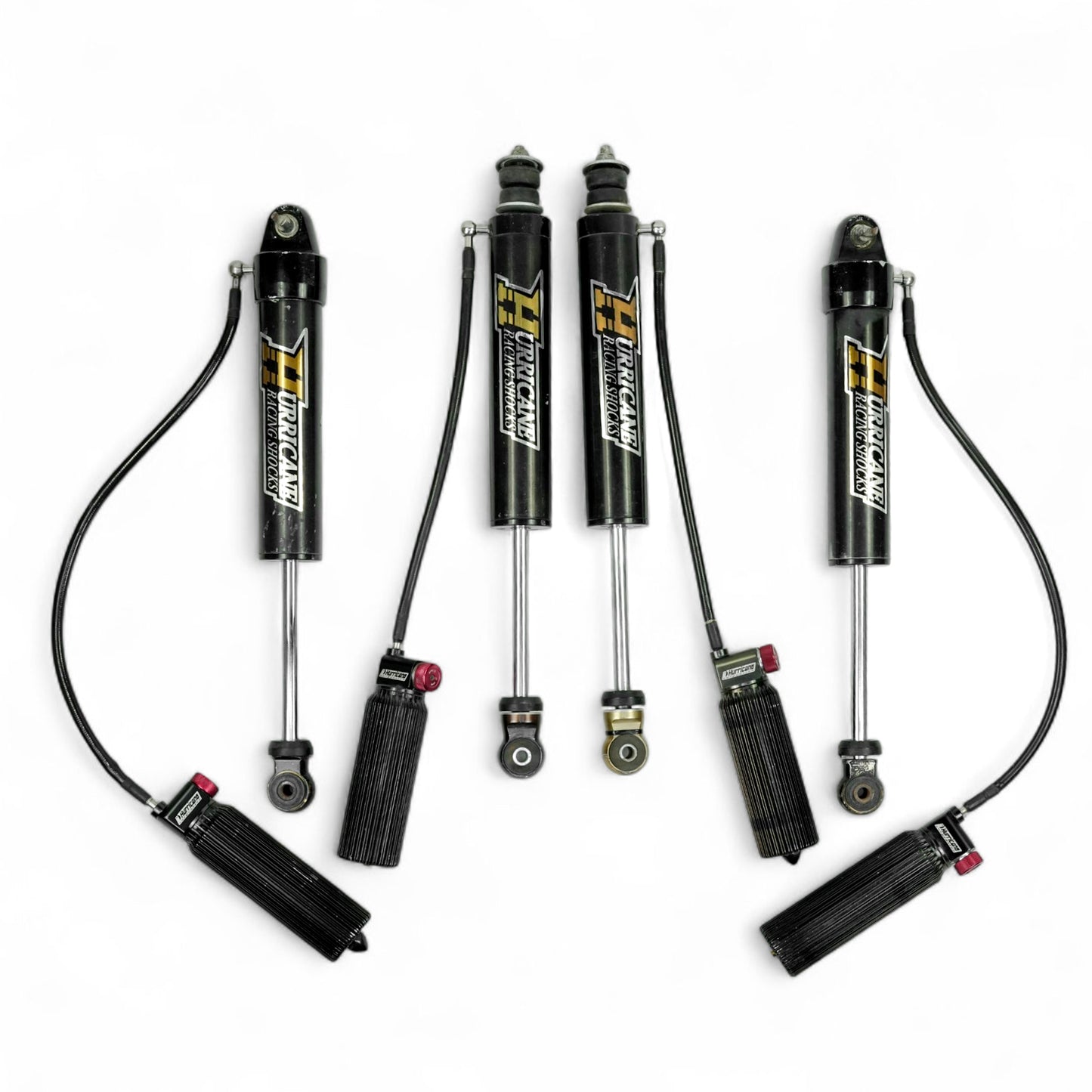 USED Hurricane Racing Adventure Shock with Single adjust Remote Reservoir for Jeep JK - Stock Lift