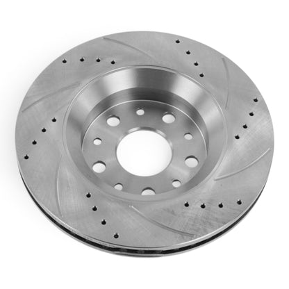 Hurricane Performance Slotted & Drilled Front Brake Discs For Jeep Wrangler JL