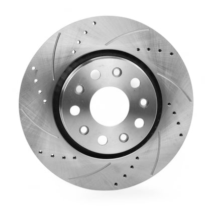 Hurricane Performance Slotted & Drilled Front Brake Discs For Jeep Wrangler JL