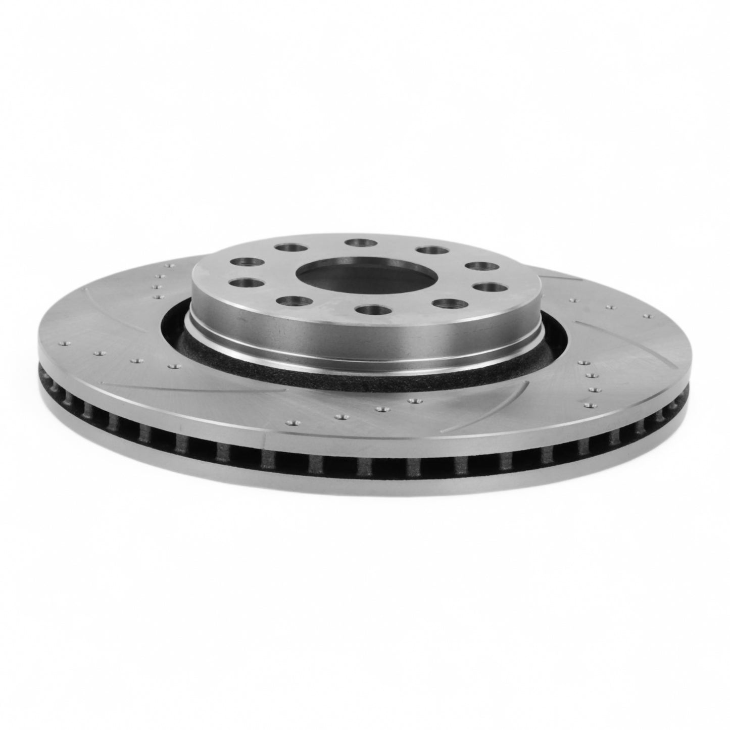 Hurricane Performance Slotted & Drilled Front Brake Discs For Jeep Wrangler JL