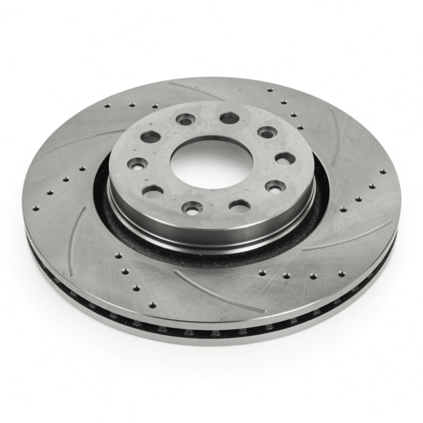 Hurricane Performance Slotted & Drilled Front Brake Discs For Jeep Wrangler JL