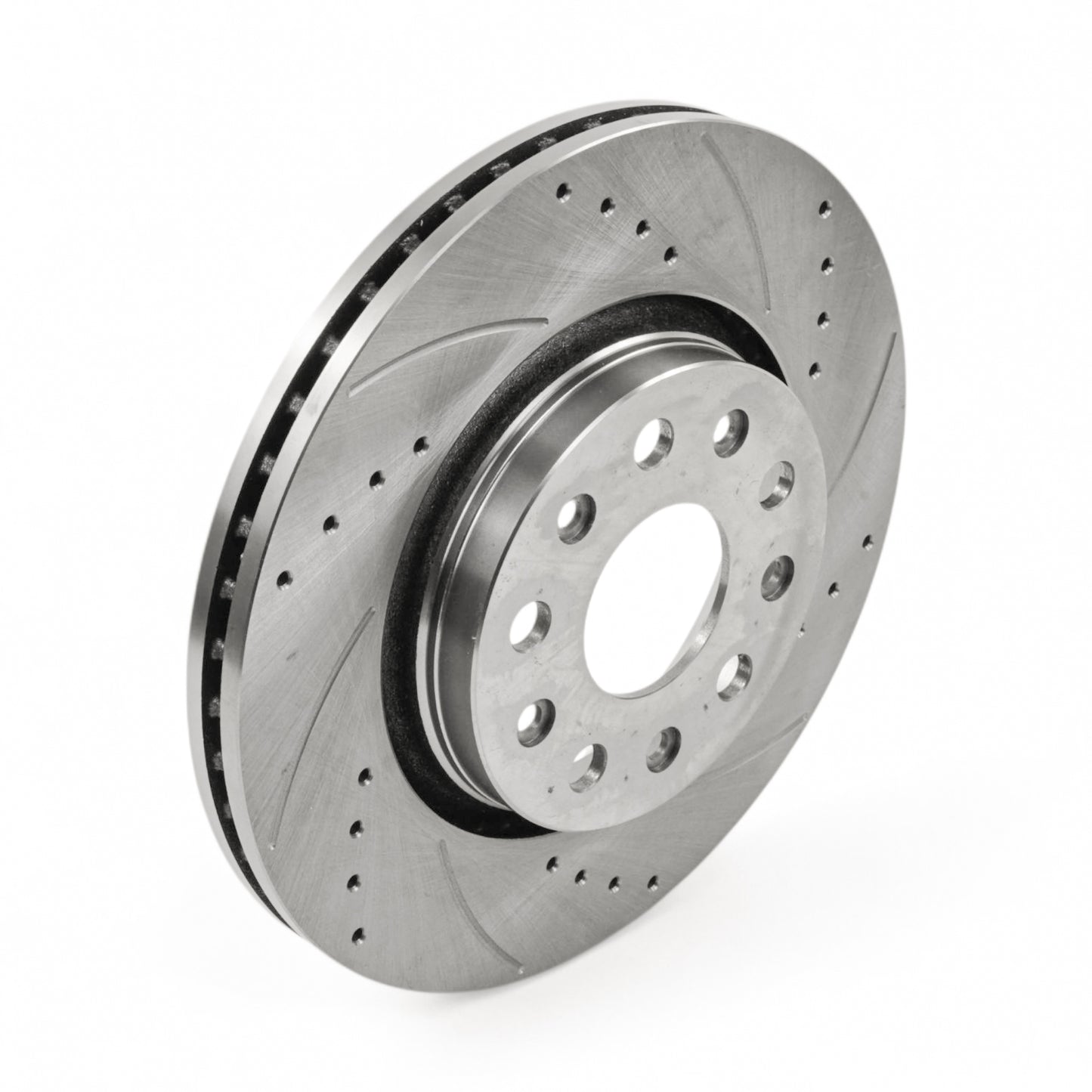 Hurricane Performance Slotted & Drilled Front Brake Discs For Jeep Wrangler JL