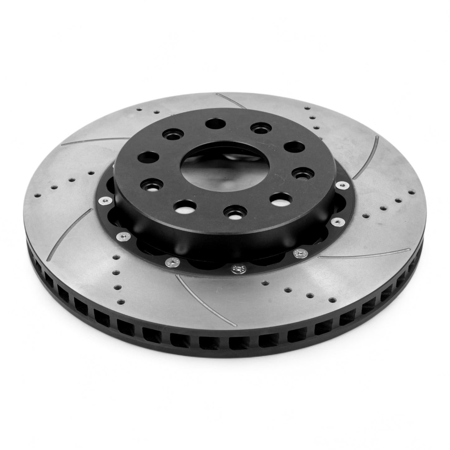 Hurricane Performance GT Series  2-Piece Heavy Performance & Light Weight  Slotted & Drilled Front Brake Discs For Jeep Wrangler JL