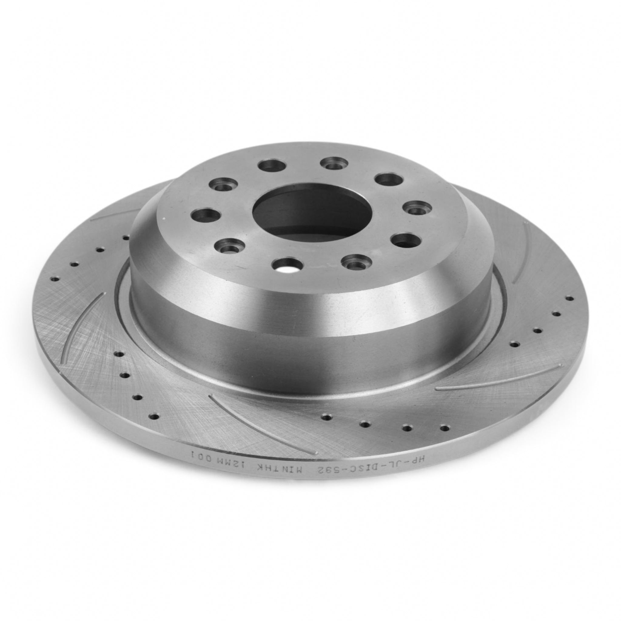 Hurricane Performance Slotted & Drilled Rear Brake Discs For Jeep Wrangler JL