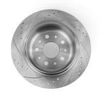 Hurricane Performance Slotted & Drilled Rear Brake Discs For Jeep Wrangler JL