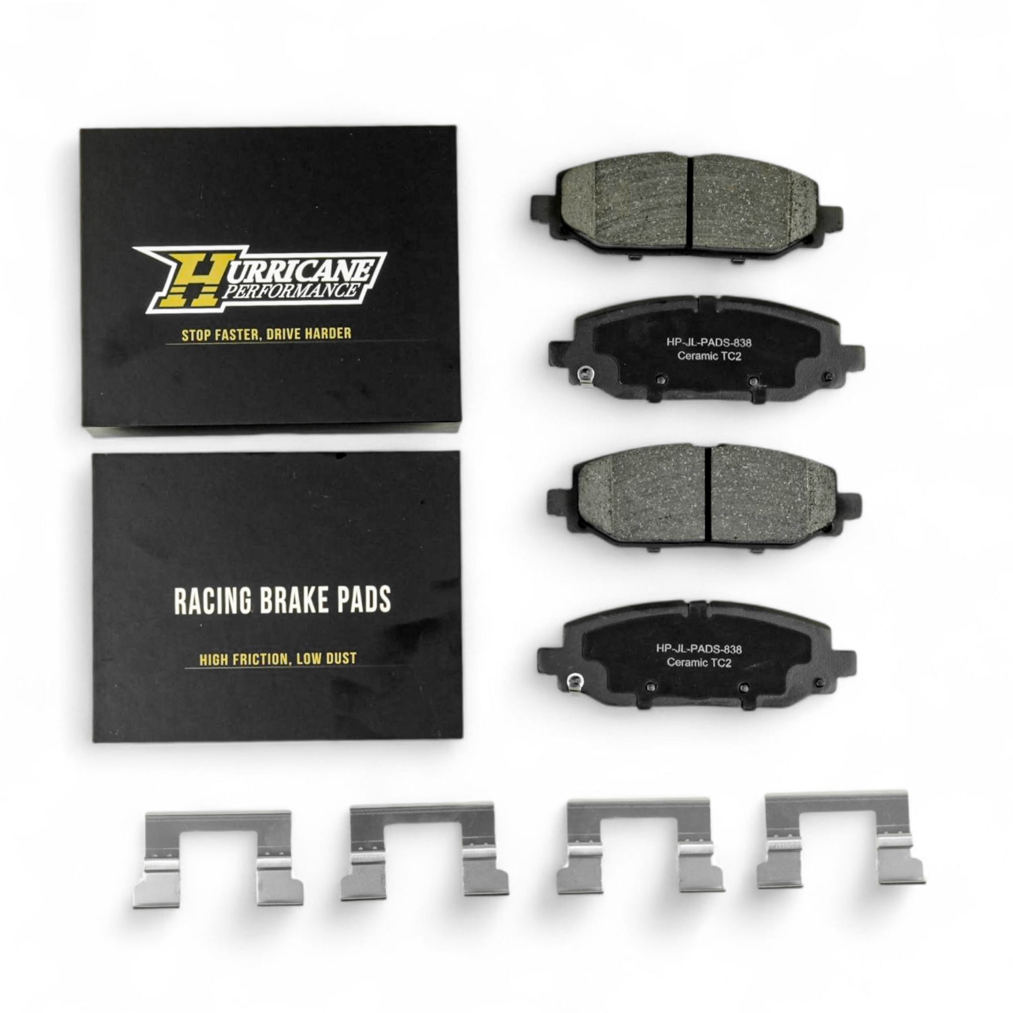 Hurricane Performance Rear Brake Pads For Jeep Wrangler JL for Standard Brakes
