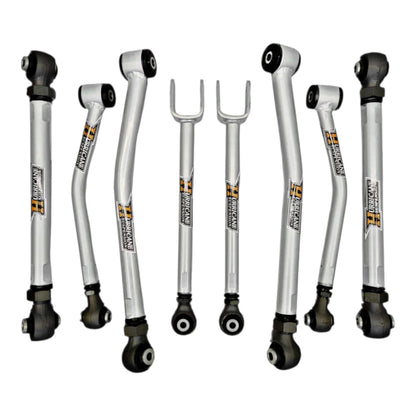 Hurricane Performance Super Flex Forged Adjustable HD Control Arms for Jeep Wrangler JK