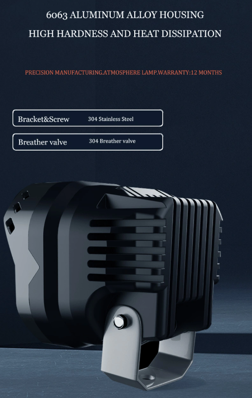 HURRICANE PERFORMANCE 4 INCH 120W LED CNC SPOT Work Lights