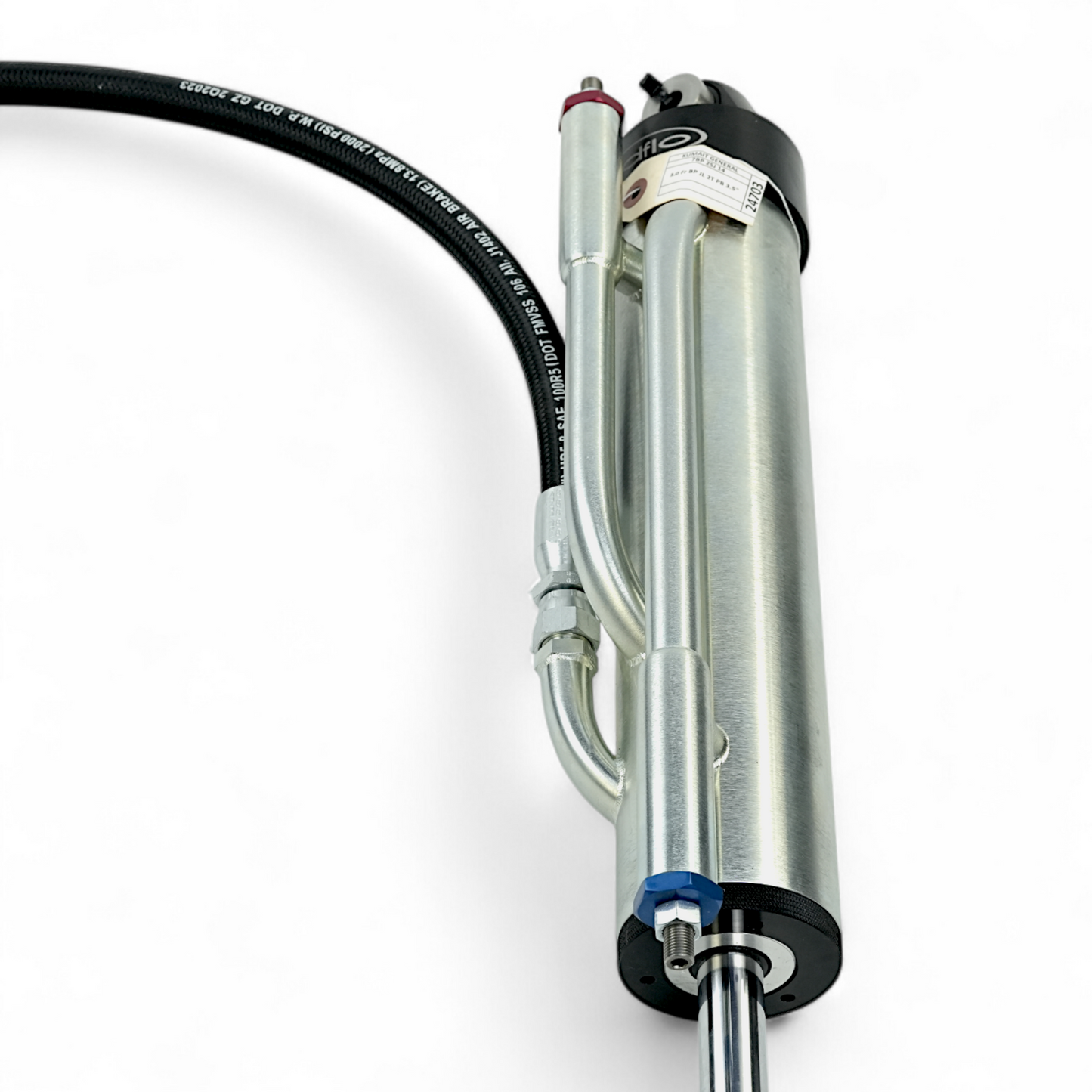 Radflo OE Replacement 3.0 Front & Rear Bypass 2 Tube With Remote Reservoir For Jeep JL, JT & 392