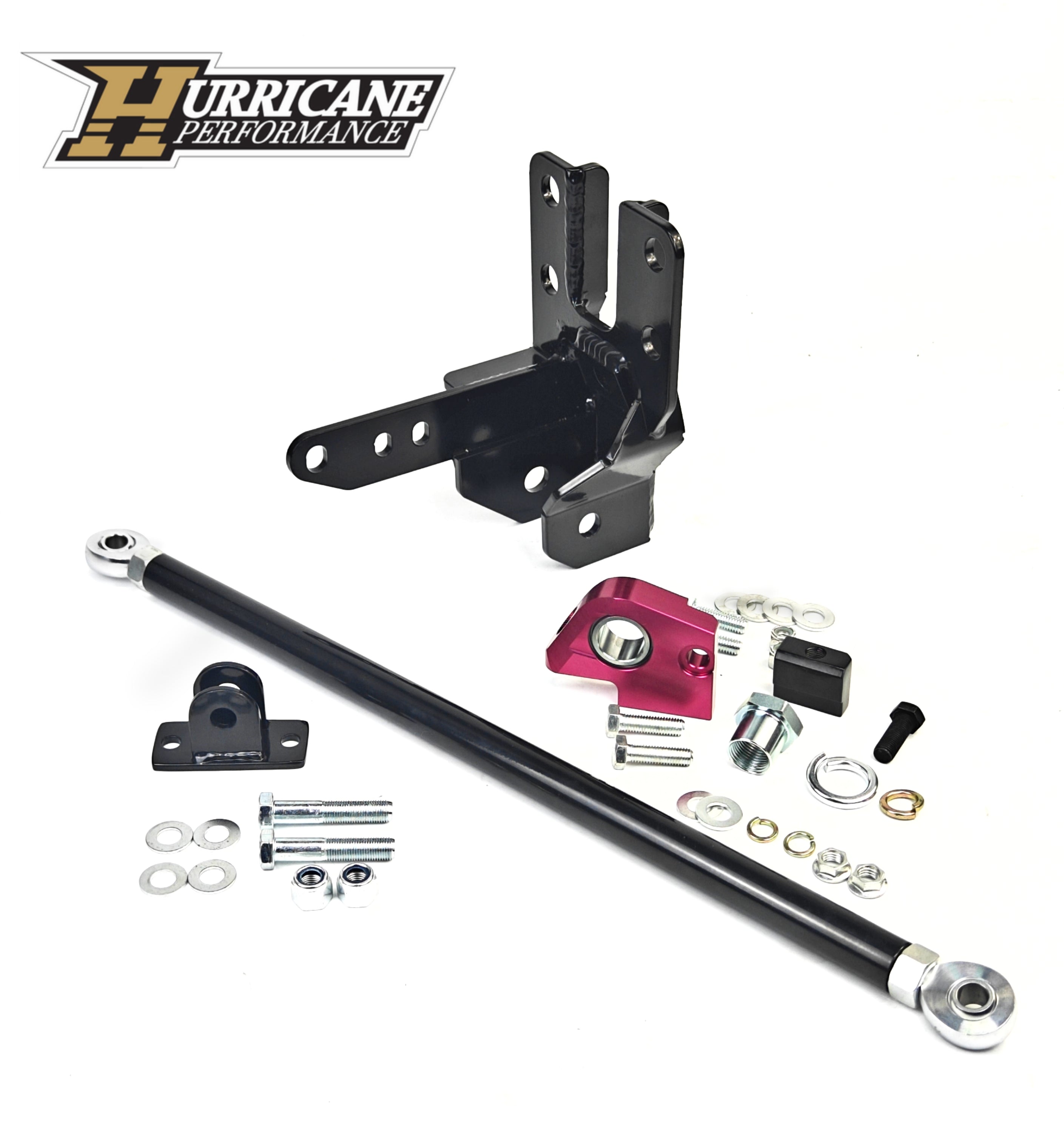 Hurricane Performance Front Track Bar and Sector Shaft Brace For Jeep Wrangler JK/JKU