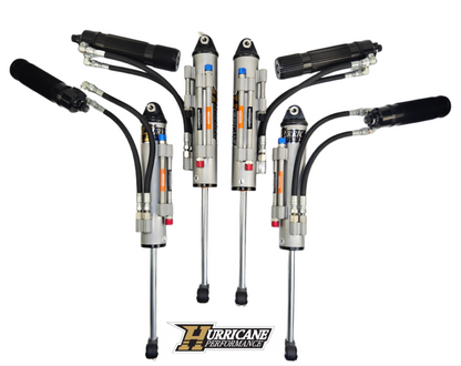 Hurricane Performance Extreme Series Shocks 3.0", Bypass Adjustable for Jeep Wrangler  JL,JT & 392