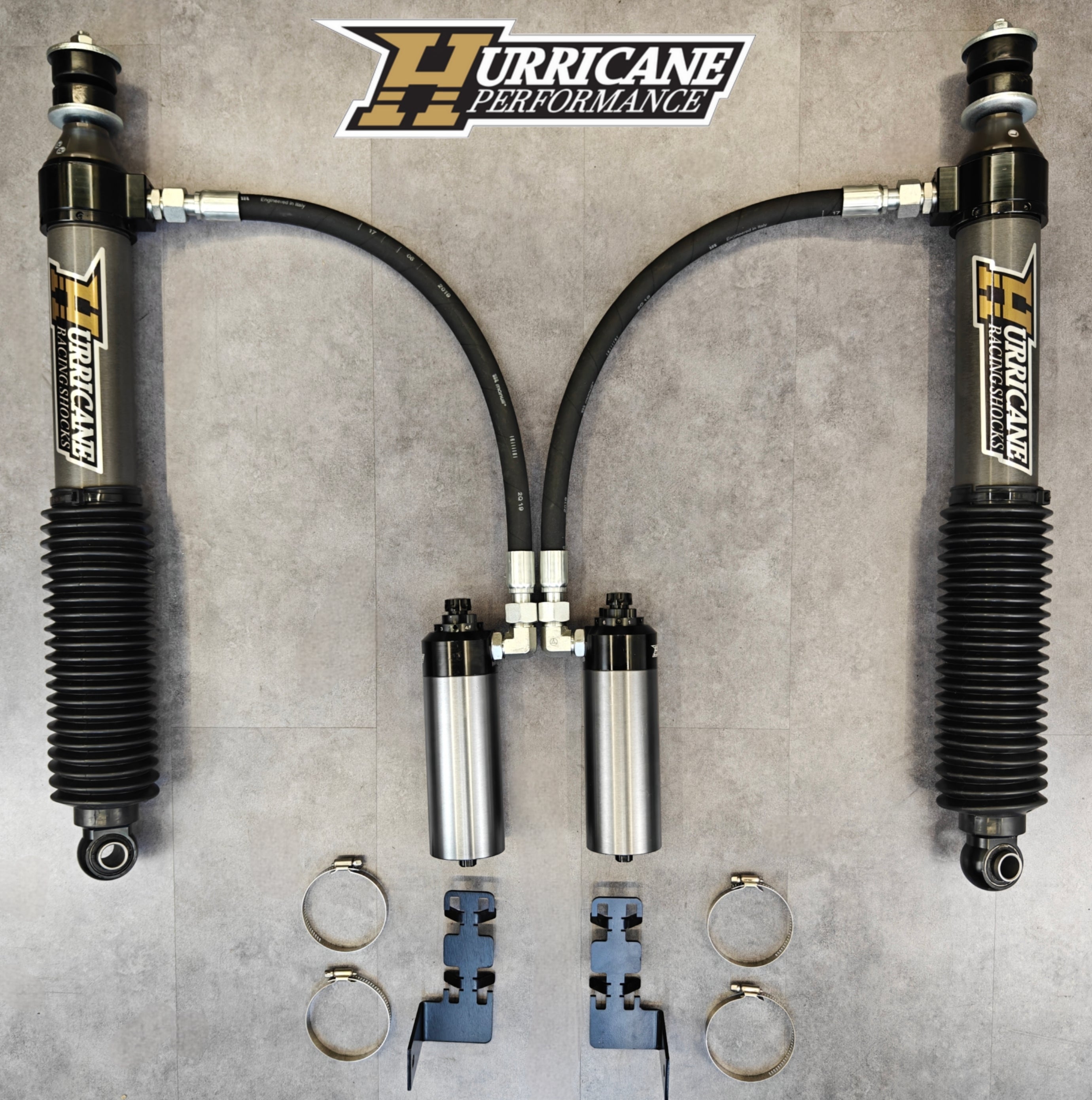 Hurricane Performance Racing Series 2.5 Double Adjustable Shocks For Fj Cruiser Prado, 4runner And Fortuner