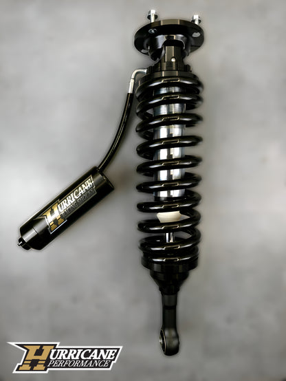 HURRICANE RACING  EXTREME SERIES 2.5 FRONT COIL-OVER & 2.5 REAR EXTERNAL DUAL BYPASS SHOCKS FOR LAND CRUISER LC200