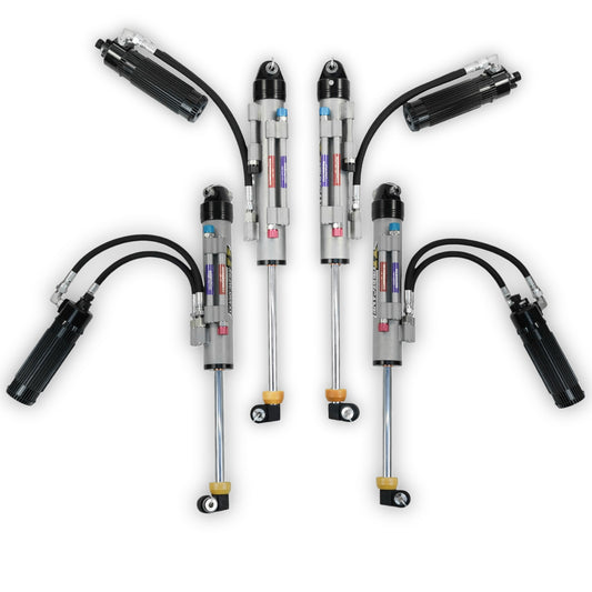 Hurricane Performance Extreme Series Shocks 2.5" Triple Bypass Adjustable (Front Oil Pipe From Down Side) for Jeep Wrangler JL,JT & 392 (NEW DESIGN)
