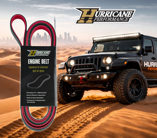 Hurricane Performance Serpentine Belt Replacement for Jeep Wrangler JK 3.8L