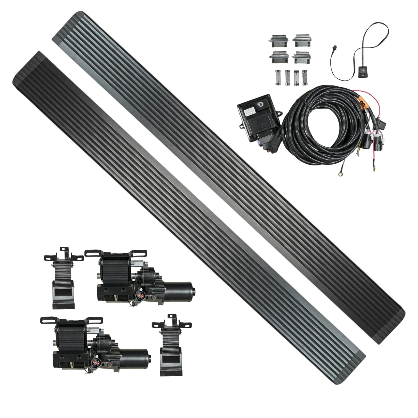 Power Side Steps With LED lights -4 door (4 Bracket)  for Jeep Wrangler JL & Wrangler 392