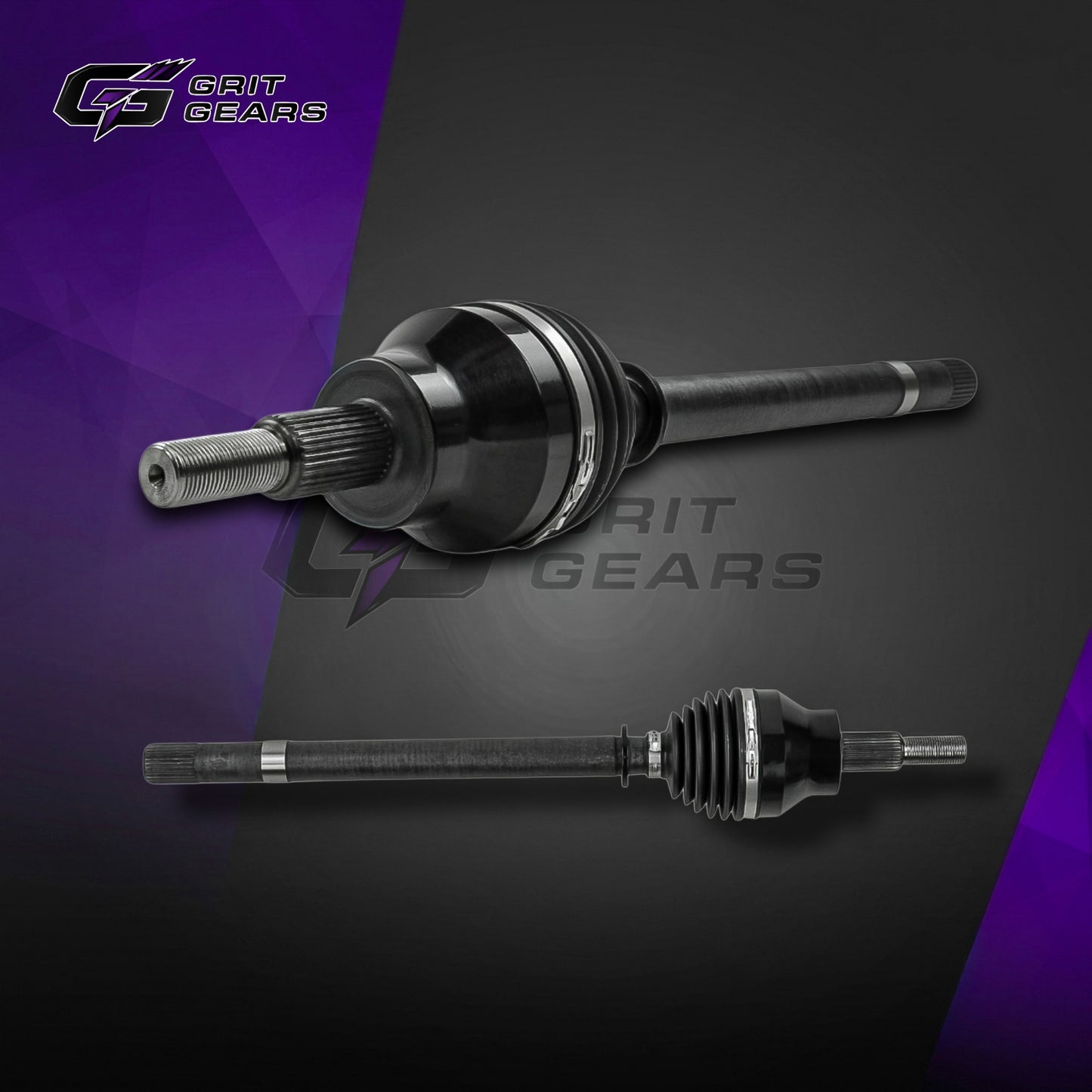 GRIT GEARS 4340 Chromoly Front CV Axles for Jeep JL Non Rubicon Models