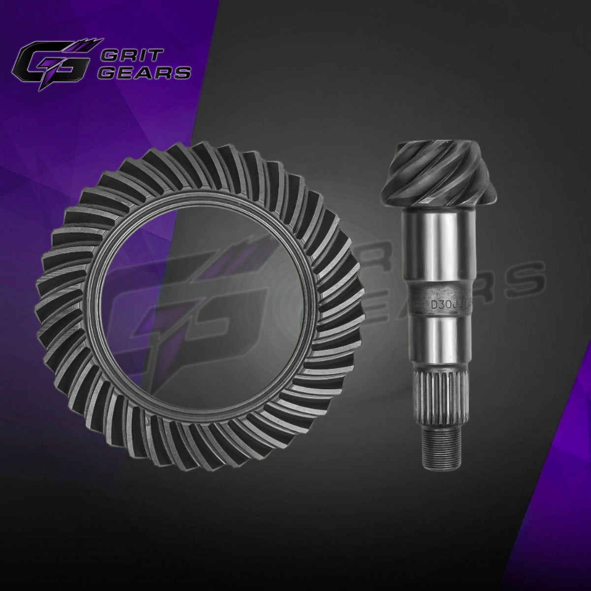 Grit Gears Dana 30 Reverse 4.10 Front Ring & Pinion for Jeep Wrangler JK/JL Non-Rubicon (GG-D30JK/JL-4.10)