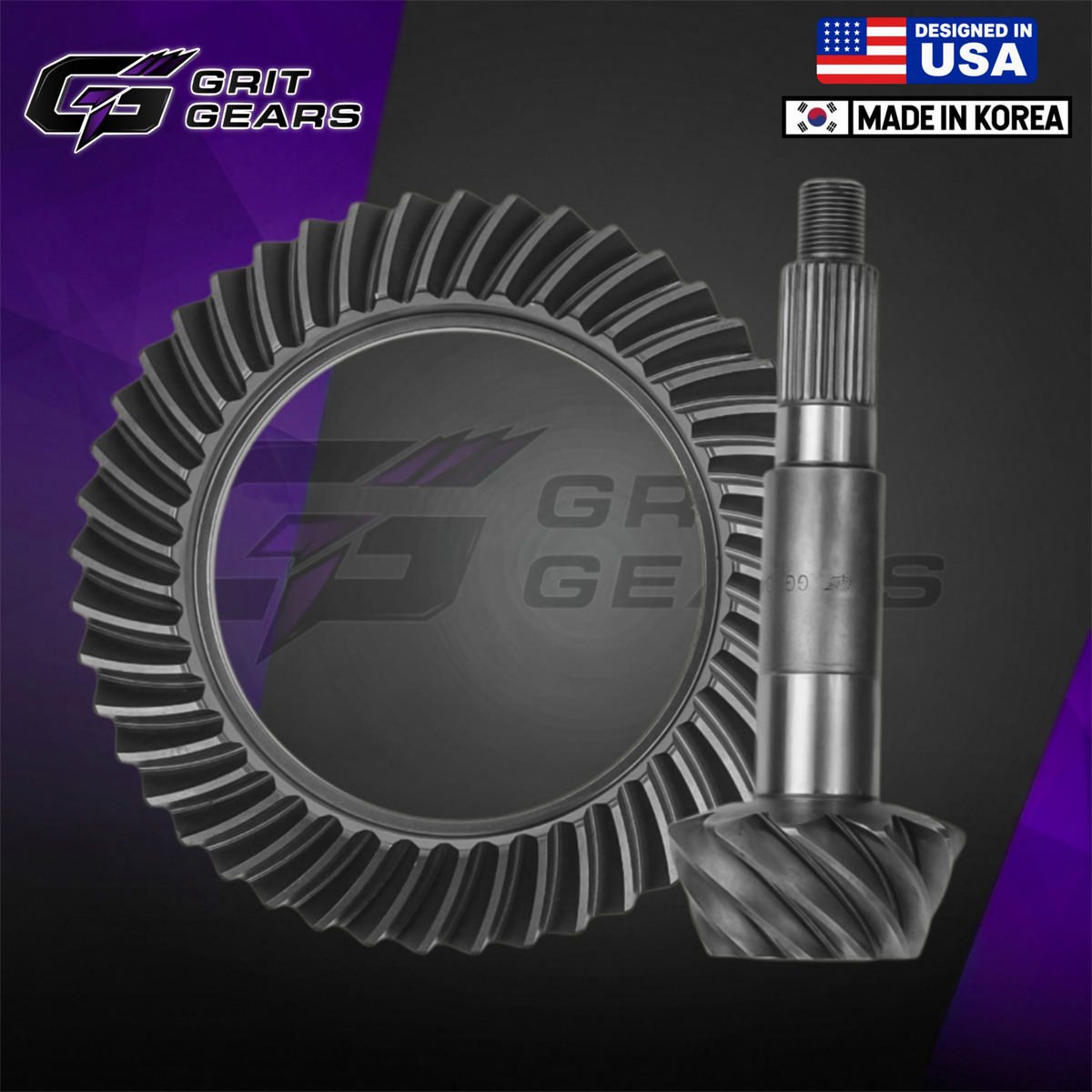Grit Gears Dana 44/M220 4.10 Rear Ring & Pinion for Jeep JL, Jeep JT , Jeep 392 & Ford Bronco (2021+) (GG-D44JL-4.10)