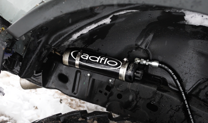 RADFLO OE REPLACEMENT 2.5 FRONT & REAR COILOVER KIT FORD BRONCO 2021+ WITH REMOTE RESERVOIRS ADJUSTERS EXTENDED TRAVEL FOR USE WITH AFTERMARKET UCA