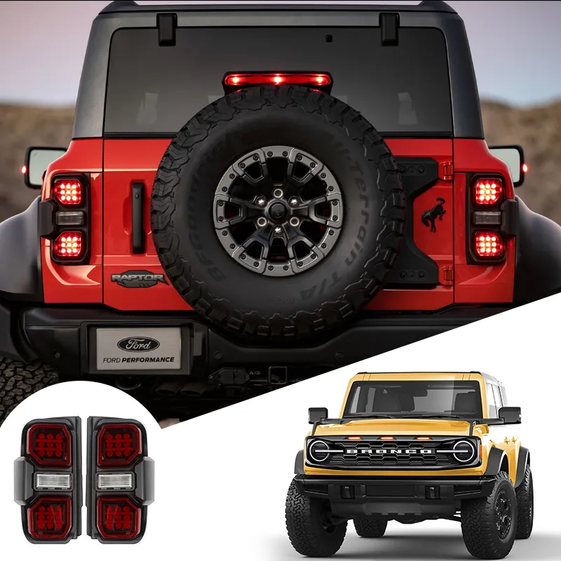 Bronco Raptor Rear Led Light RAPTOR STYLE TAIL-LIGHT FOR FORD 2021-2022 BRONCO – am-wrangler