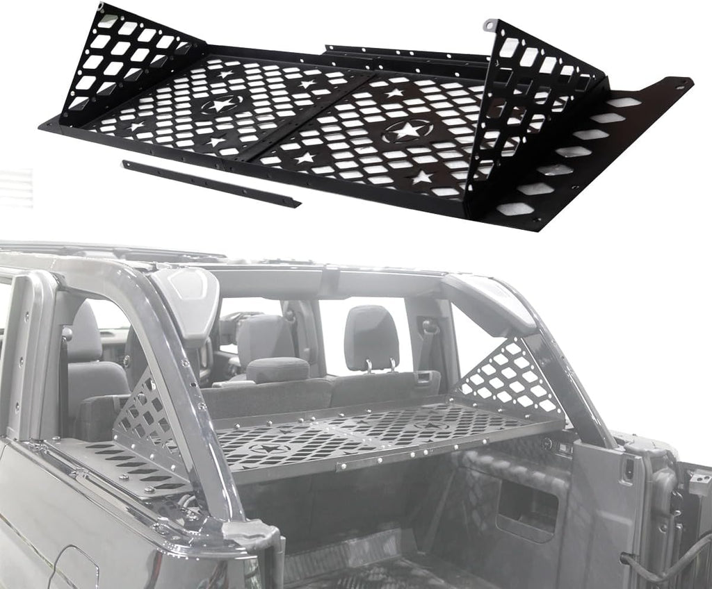 Rear Cargo Rack Shelf Luggage Storage Pannel for Bronco 4 Door