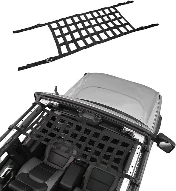 Car Roof Mesh Hammock for Ford Bronco 2021-23 2Door &  4 Door